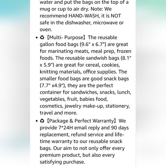 Citrus 3-PK Silicone Reusable Food Storage Bags - Picture 4 of 8